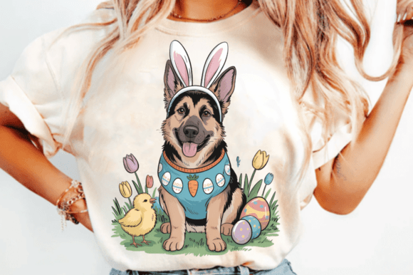 Easter Dog Bunny Ears Graphics