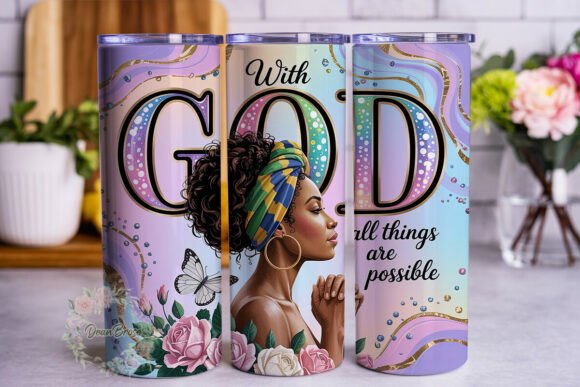 Faith Glitter Woman Tumbler Wraps & Graphics Review