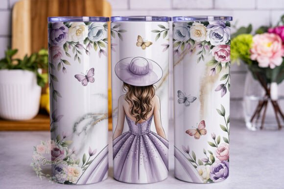 Lavender Dreams Gown 20oz Tumbler Wrap