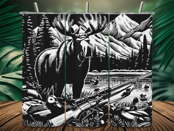 Moose Hunting Wildlife Art Tumbler: A Designer's Field Test