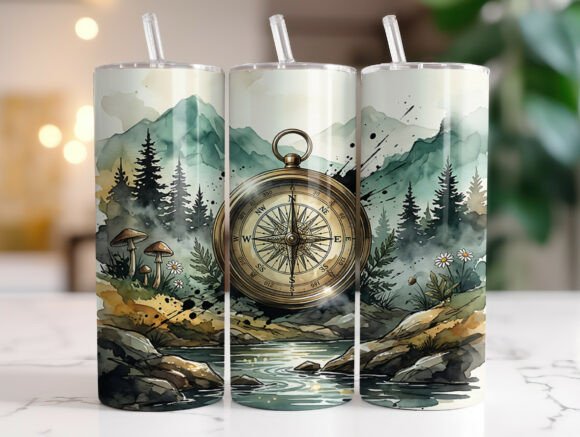 Mountain Compass Wilderness Tumbler Wrap