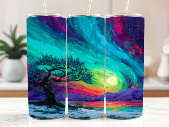 Northern Lights Tumbler 20 Oz