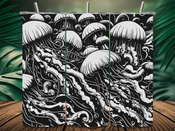Under the Sea Jellyfish Tumbler Graphics